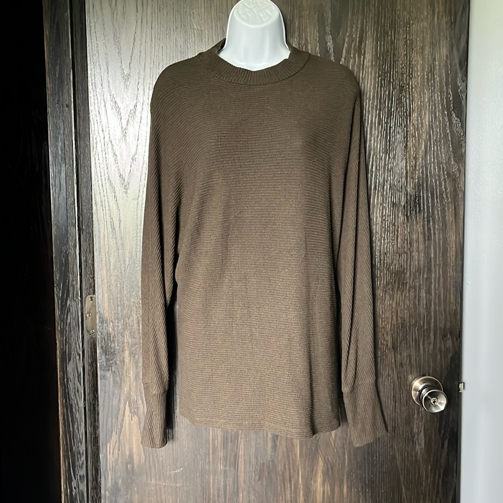 Olive green long sleeve, L by matty m